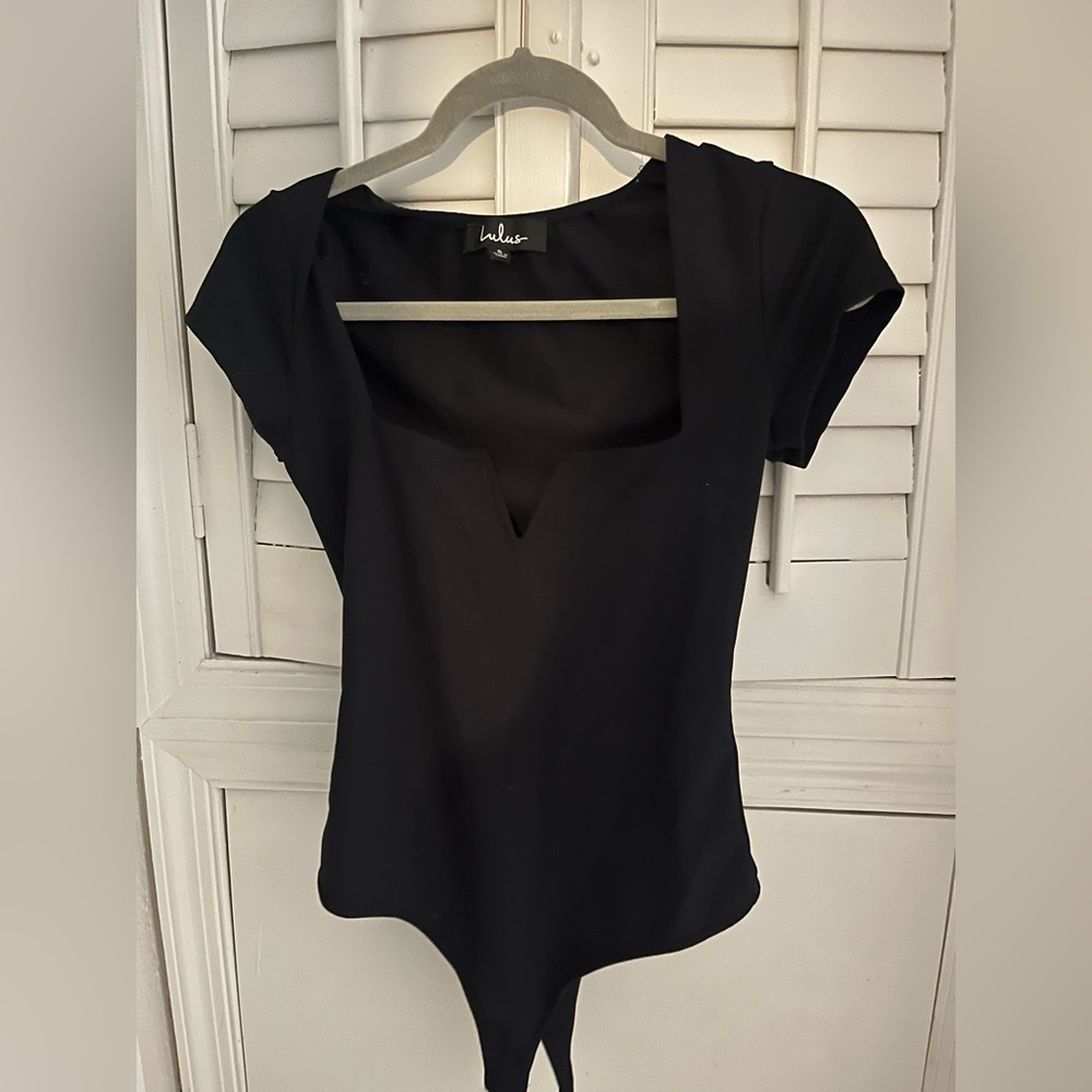 Black Lulu Bodysuit